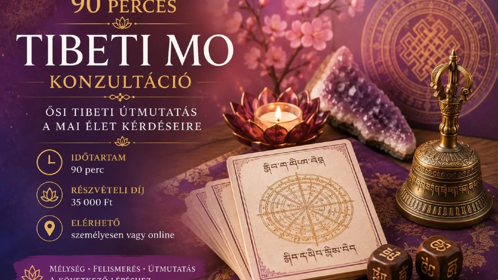 90 perces Tibeti MO konzultáció 