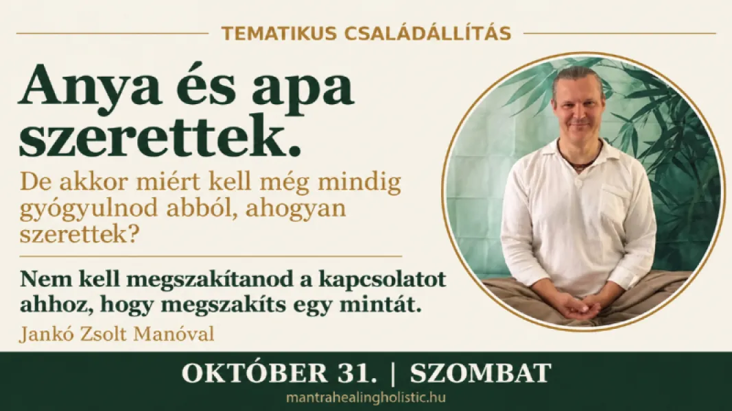 Anya és apa szerettek. De akkor miért kell gyógyulnom a szeretetükből?